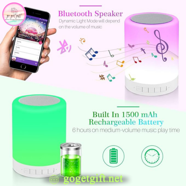 Multi-purpose Bluetooth speaker and lamp - Image 2